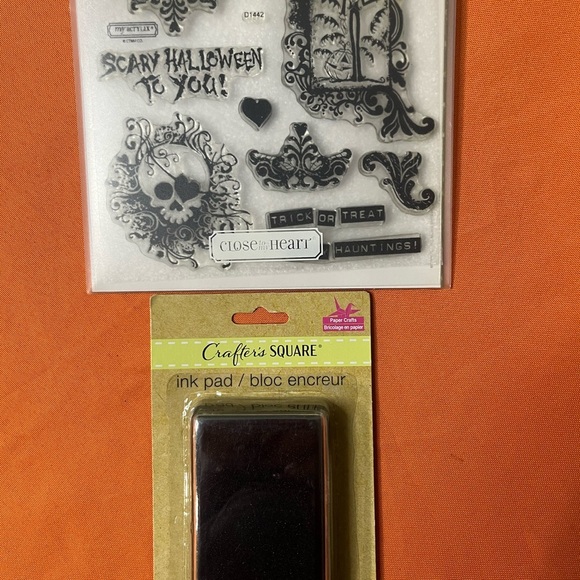 Halloween Stamp Set with Ink Pad - Picture 2 of 9